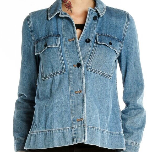 Madewell Blue Denim Jacket - Picture 7 of 7